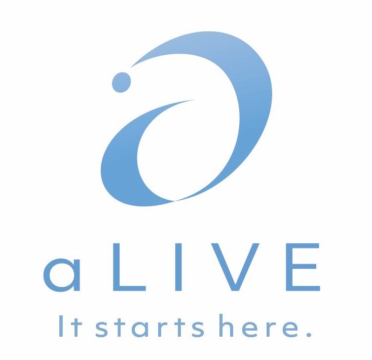 aLIVEのロゴ